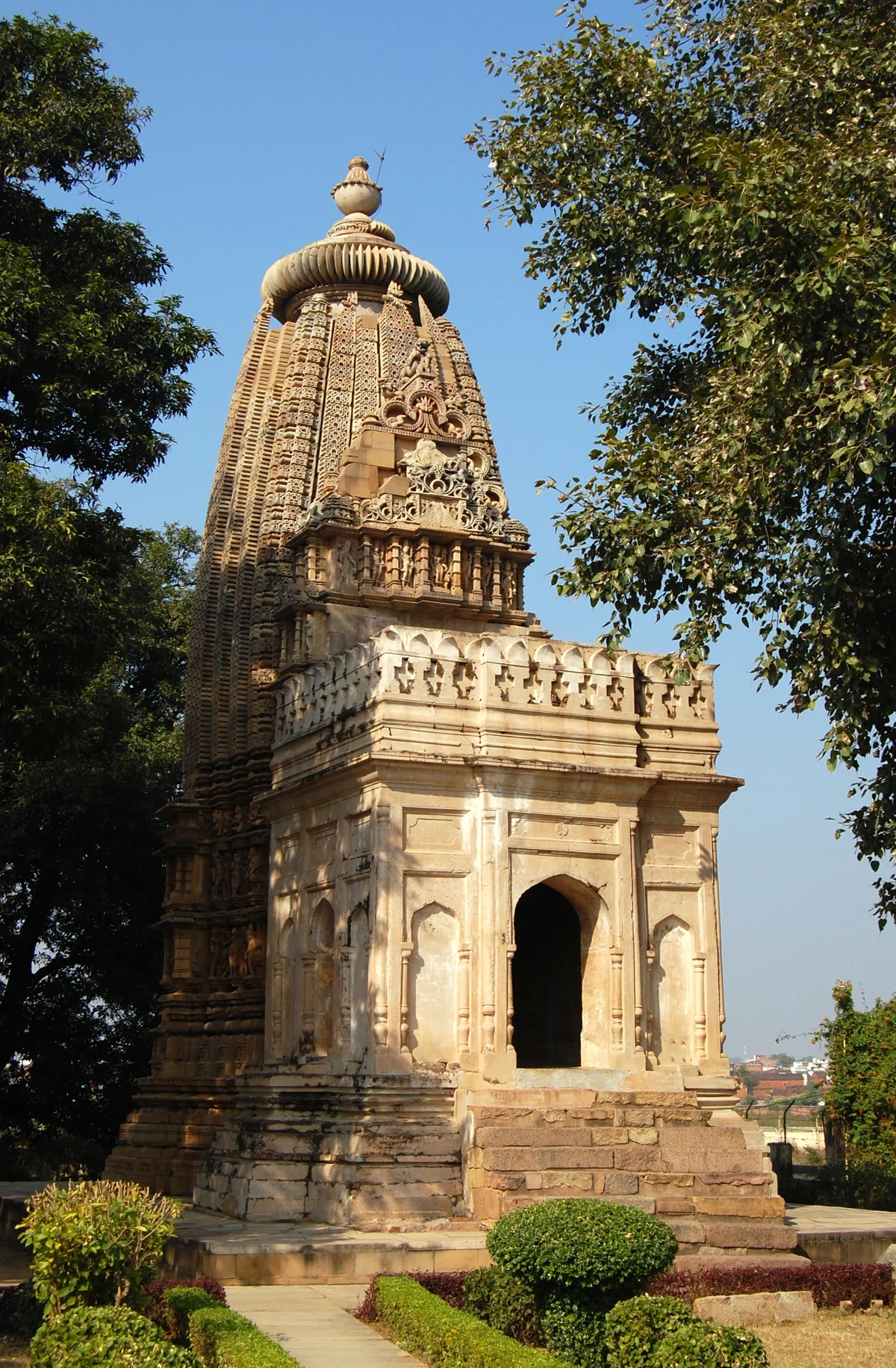 Adinath Temple in Khajuraho · actual photograph