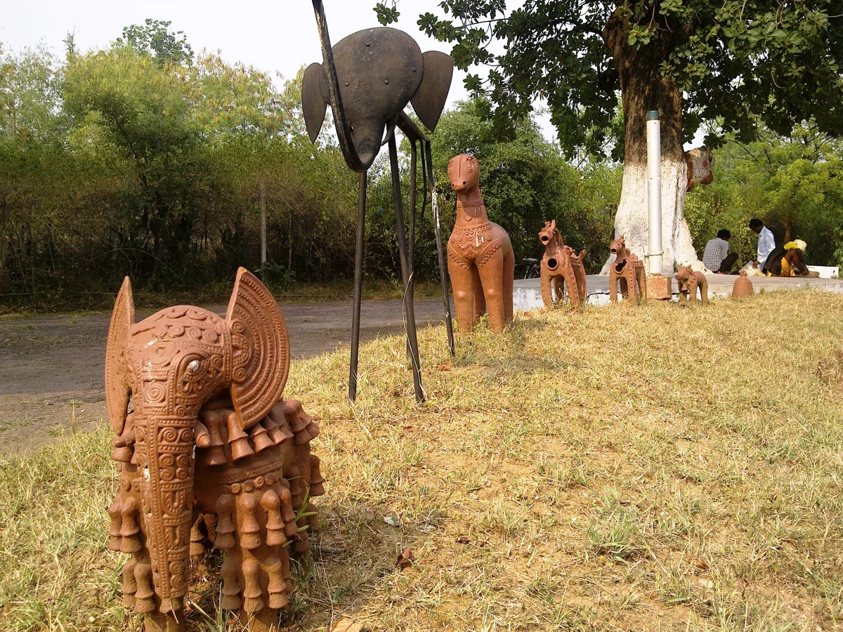 Adivart Tribal & Folk Art Museum in Khajuraho · actual photograph