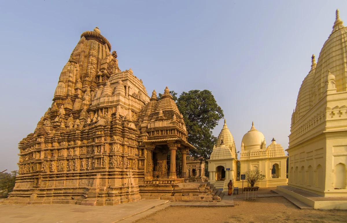 Parsvanath Temple in Khajuraho · actual photograph