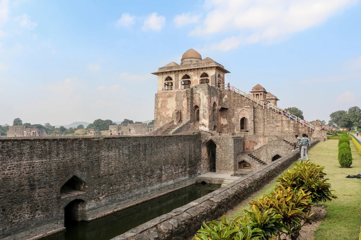 Jahaz Mahal in Mandu · actual photograph